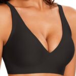 Bonded Bras Amazon Hot-Selling Seamless Leopard Print Wireless Comfortable Bra